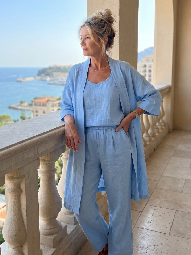 Rosalind | Three Piece Relaxed Top & Pant Set