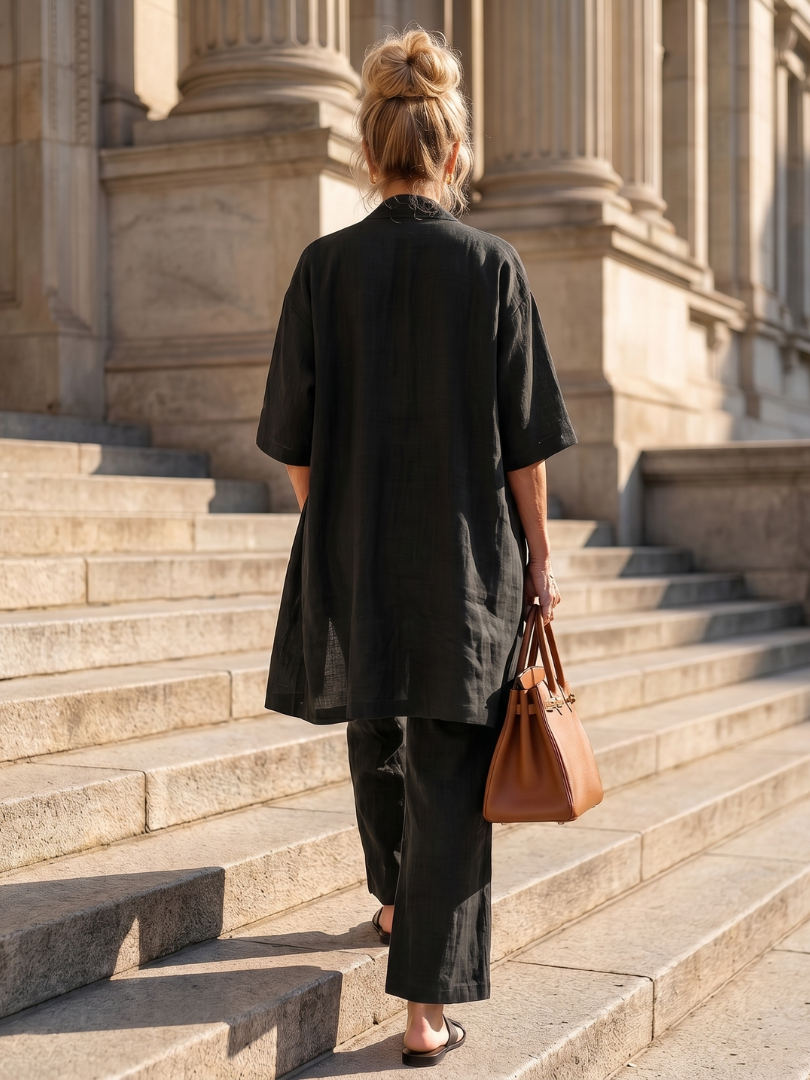 Rosalind | Three Piece Relaxed Top & Pant Set