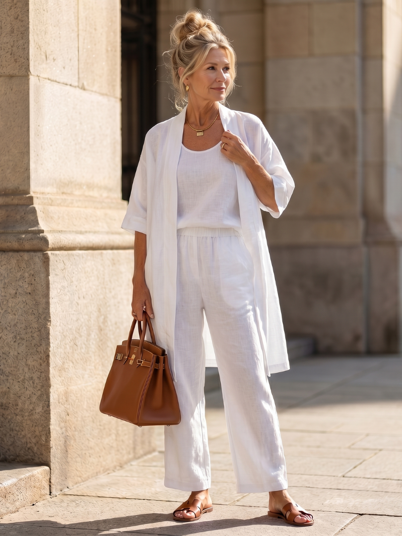 Rosalind | Three Piece Relaxed Top & Pant Set