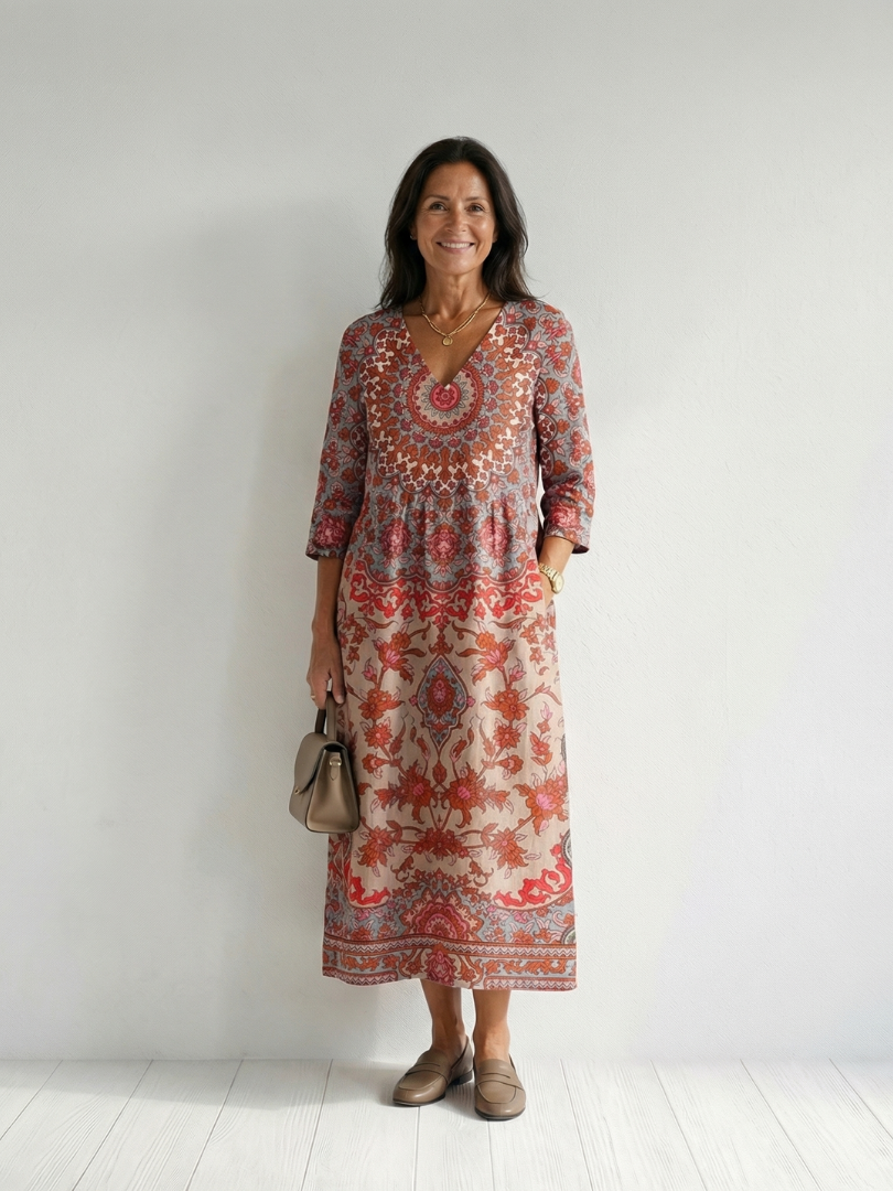 Evie | Balanced Fit Midi Dress