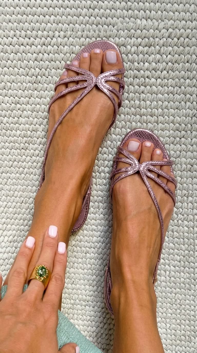 Fine-Strap Summer Sandals