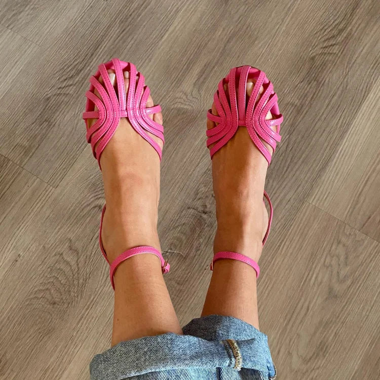 Jewelled Golden Sandals