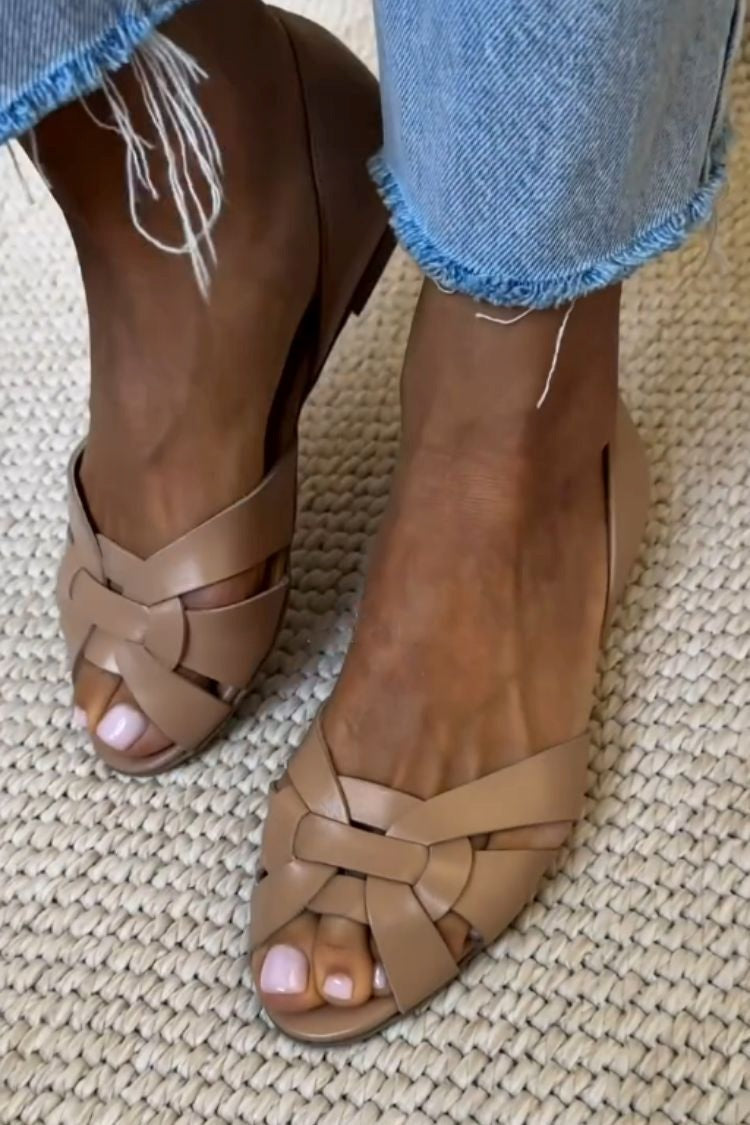 Woven Natural Sandals