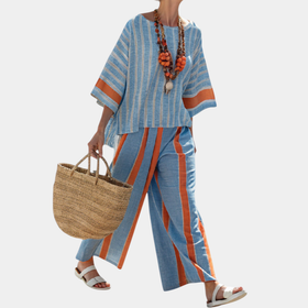 Terracotta Stripes