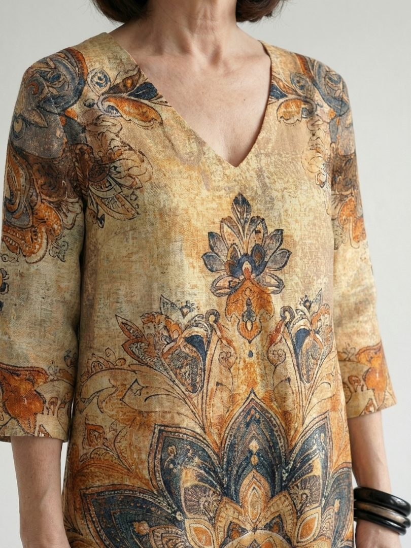 Florence | Gentle Floral Midi Dress