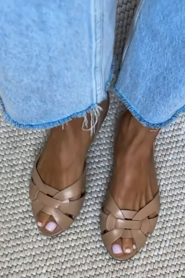 Woven Natural Sandals