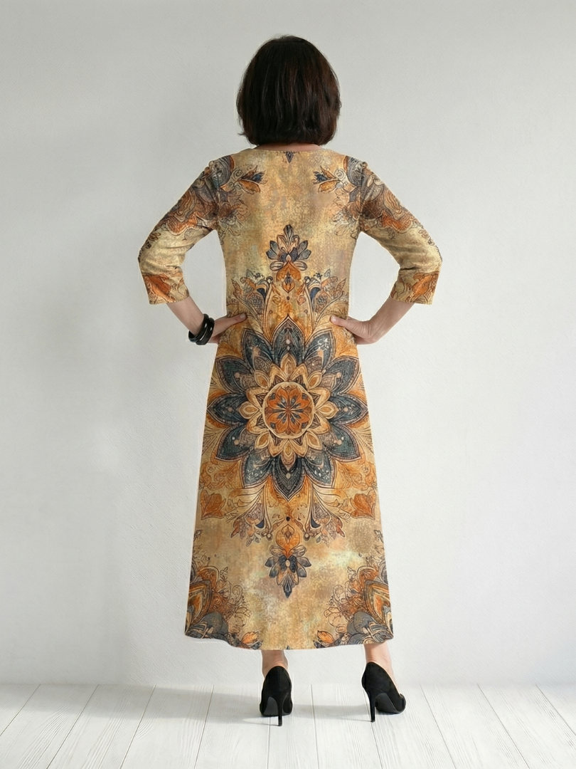 Florence | Gentle Floral Midi Dress