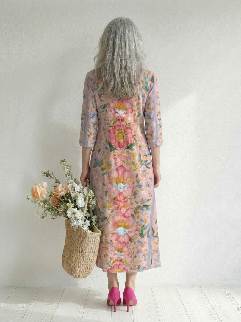 Matilda | Light Form Floral Midi Dress