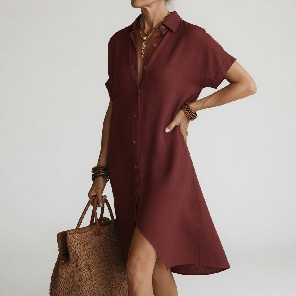 Timéa midi shirt dress