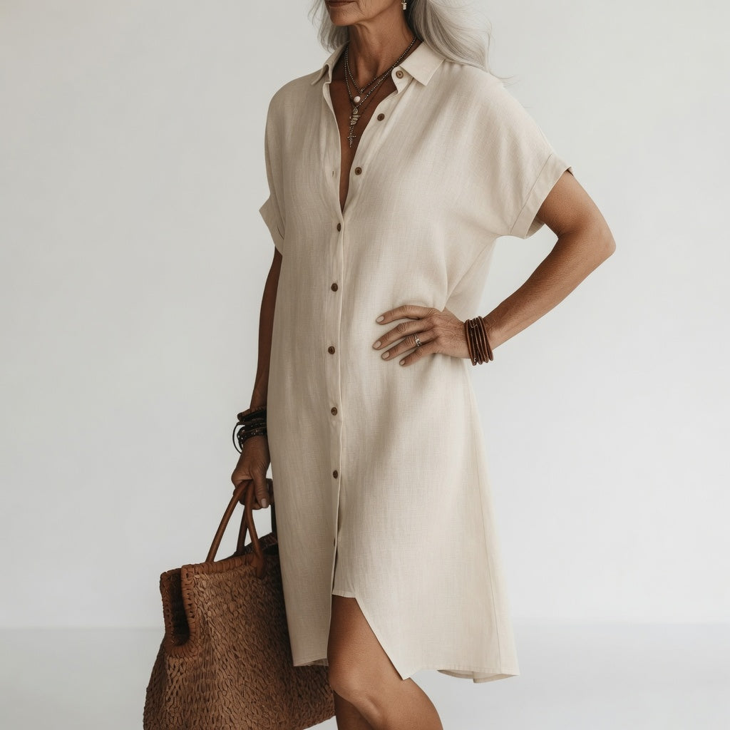 Timéa midi shirt dress