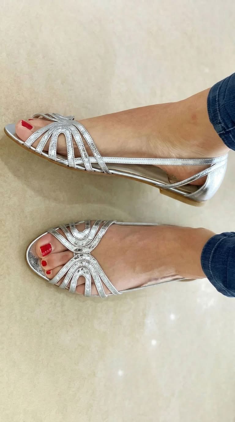 Golden Summer Light Sandals