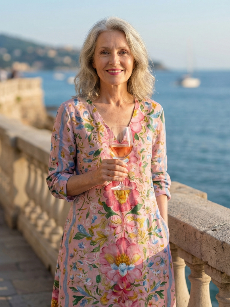 Matilda | Light Form Floral Midi Dress