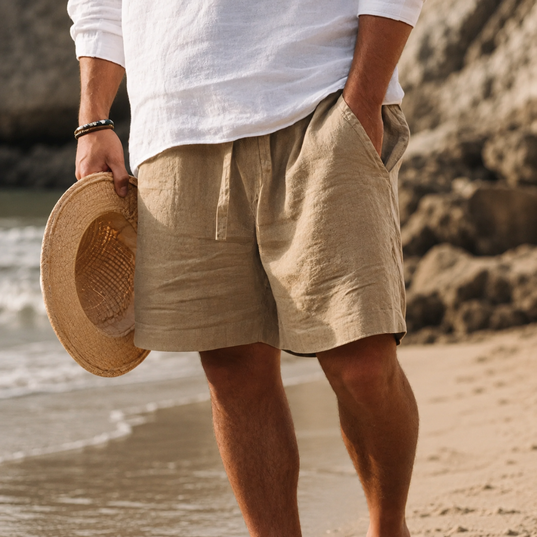 Lachlan | Cotton Linen Summer Short
