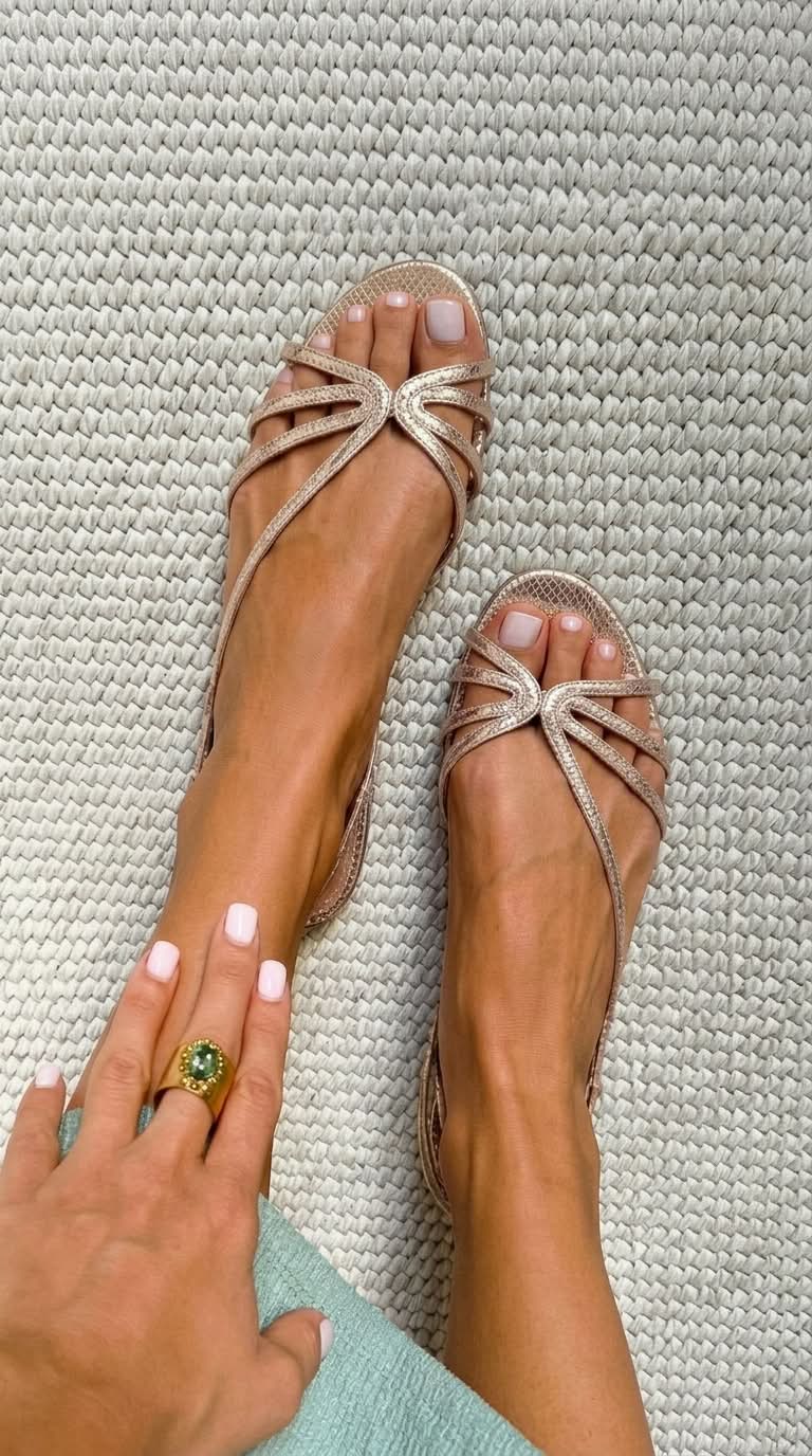 Fine-Strap Summer Sandals
