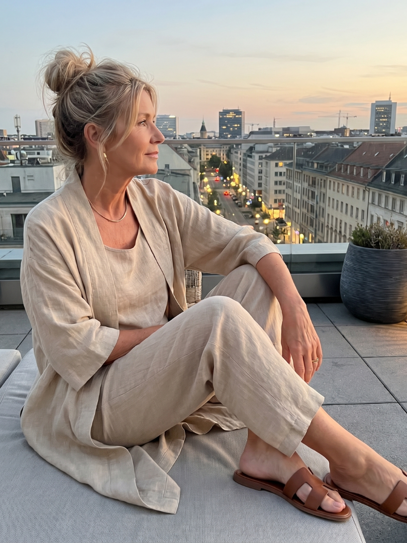Rosalind | Three Piece Relaxed Top & Pant Set