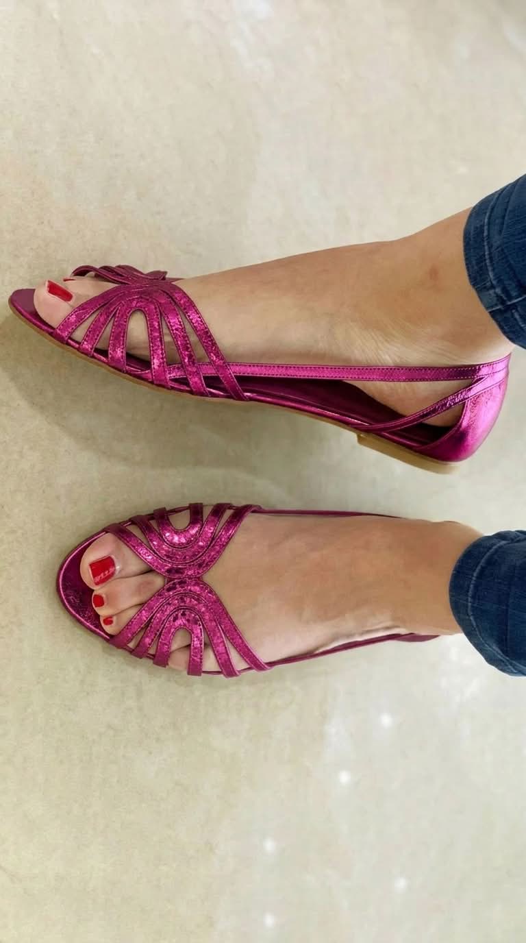 Golden Summer Light Sandals