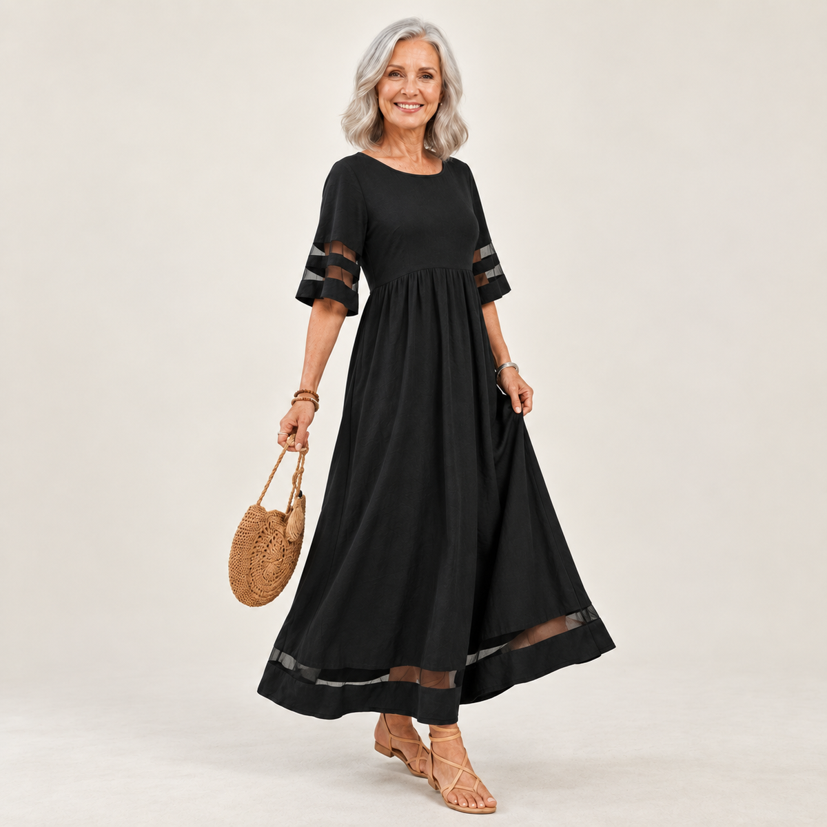 Aubrey | Flattering Tummy-Smoothing Midi Dress