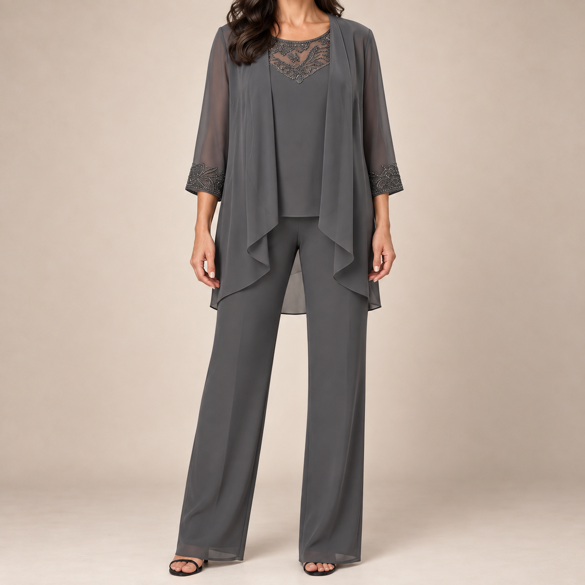 Charlotte | Wide-Leg Three-Piece Set