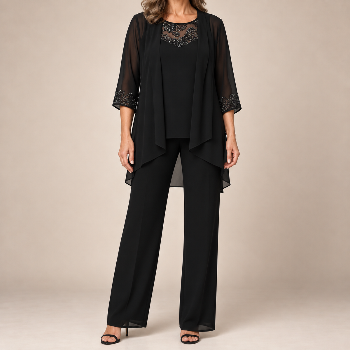 Charlotte | Wide-Leg Three-Piece Set