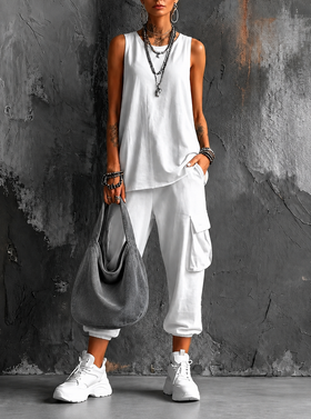White + Free Bag