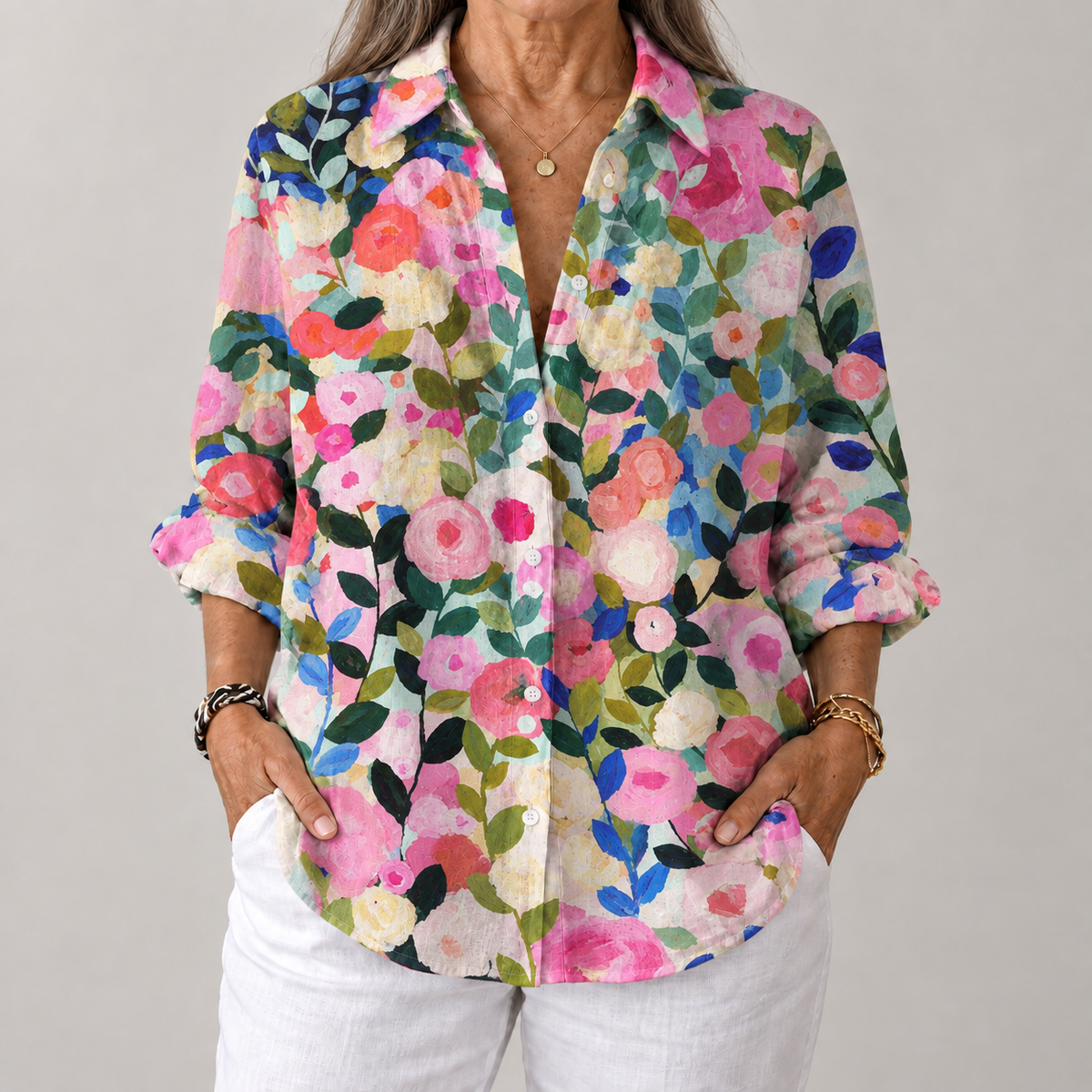 Frances – Floral Print Blouse