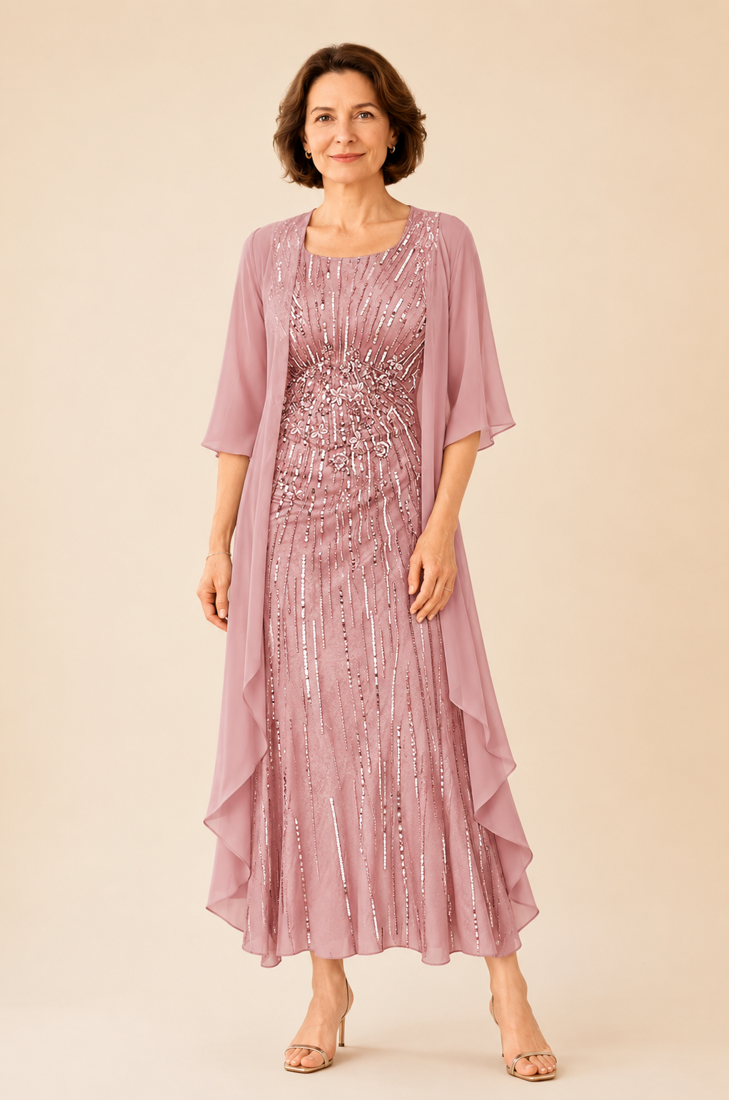 Layered Midi Dress