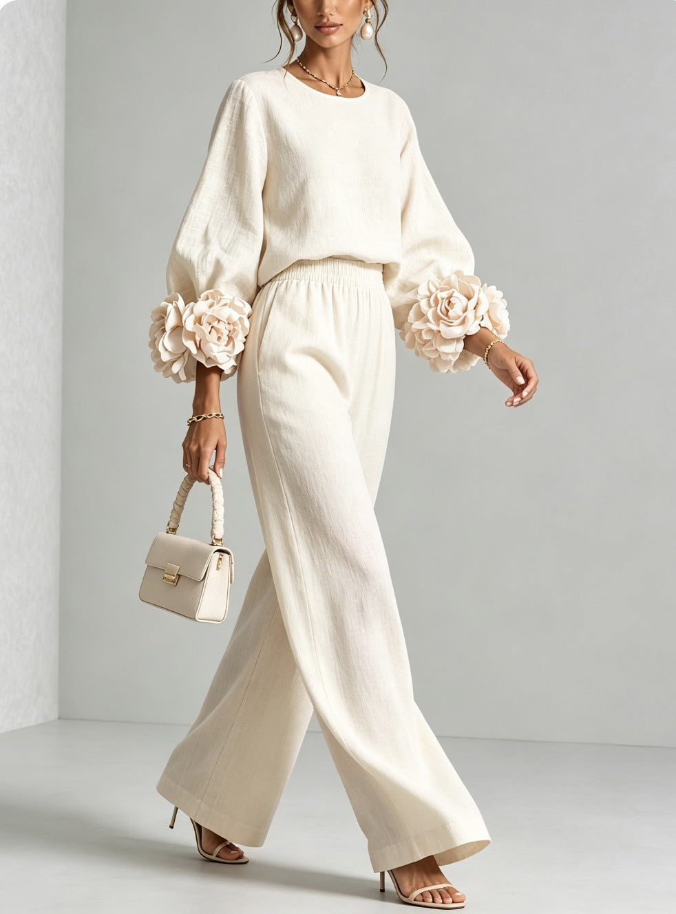 Rosie | Floral Cuff Two-Piece Set