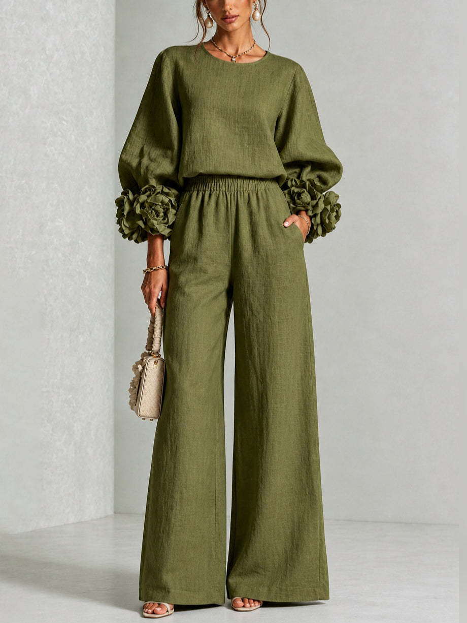 Rosie | Floral Cuff Two-Piece Set