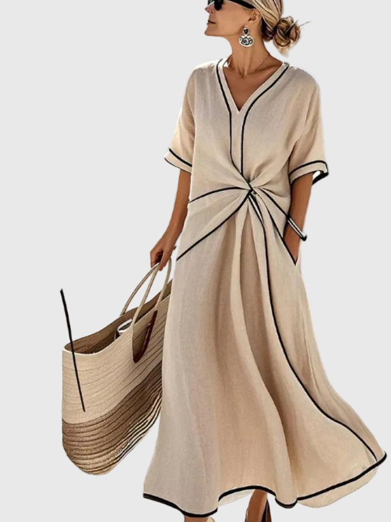 Draped Maxi Dress