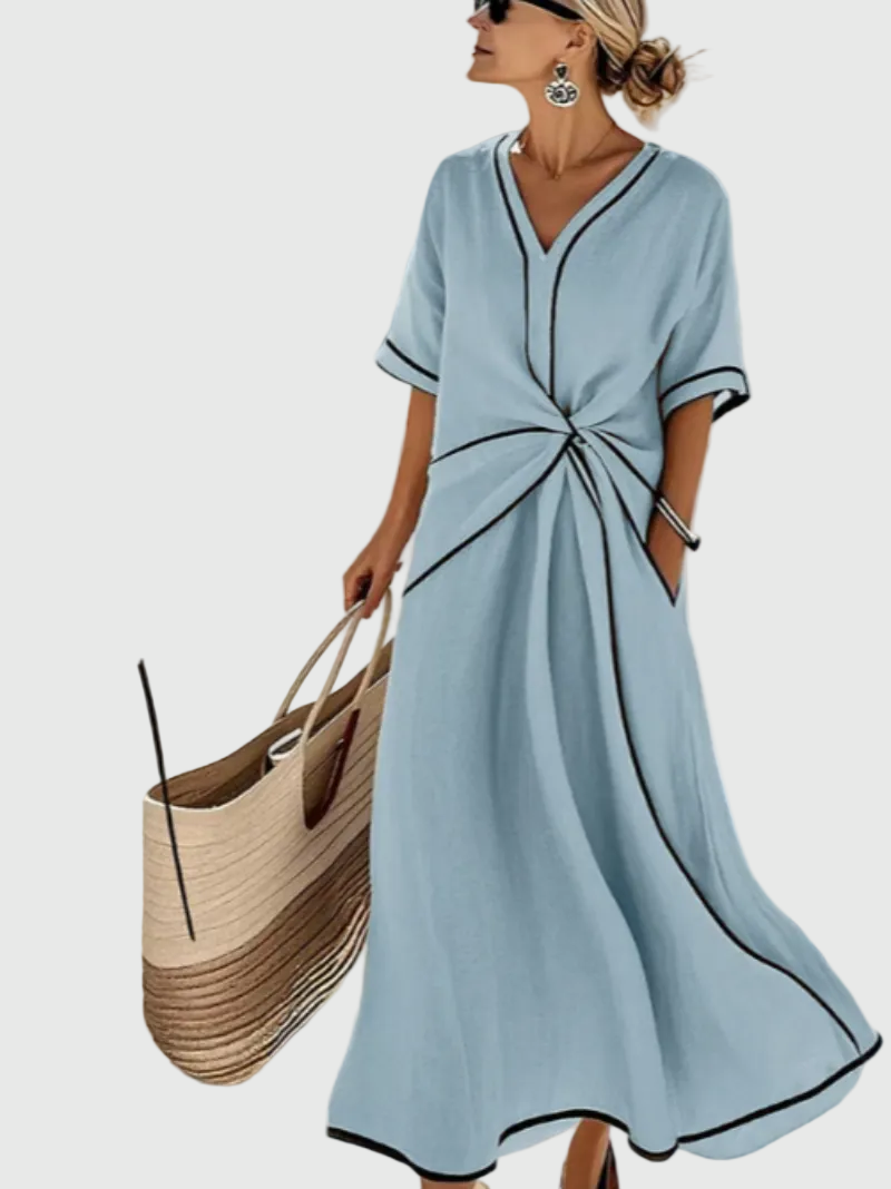 Draped Maxi Dress
