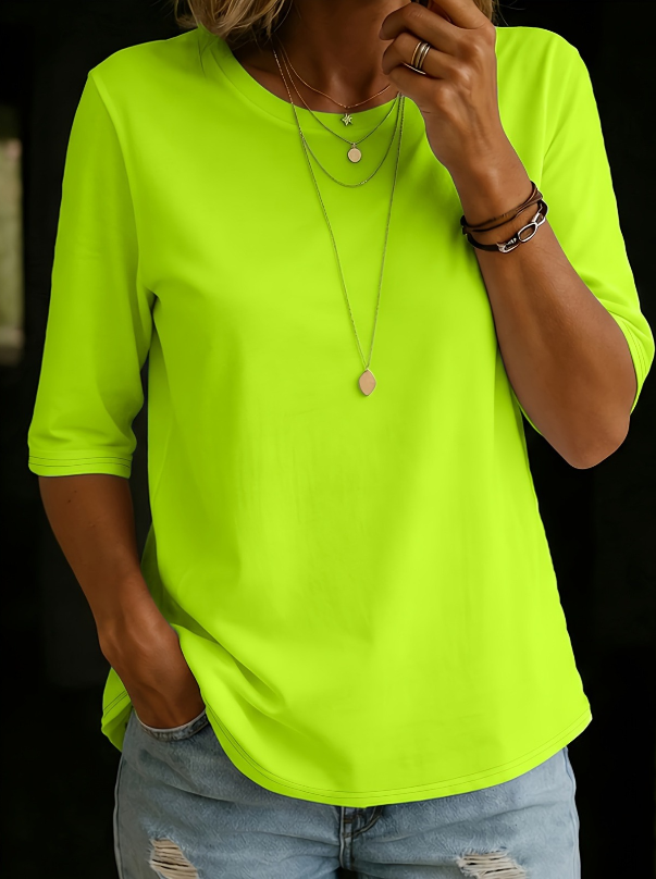 Everyday Comfort Top with Mid Sleeves