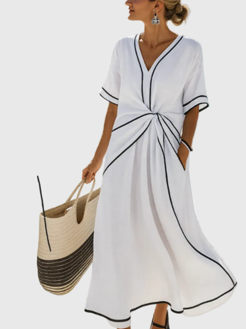 Draped Maxi Dress