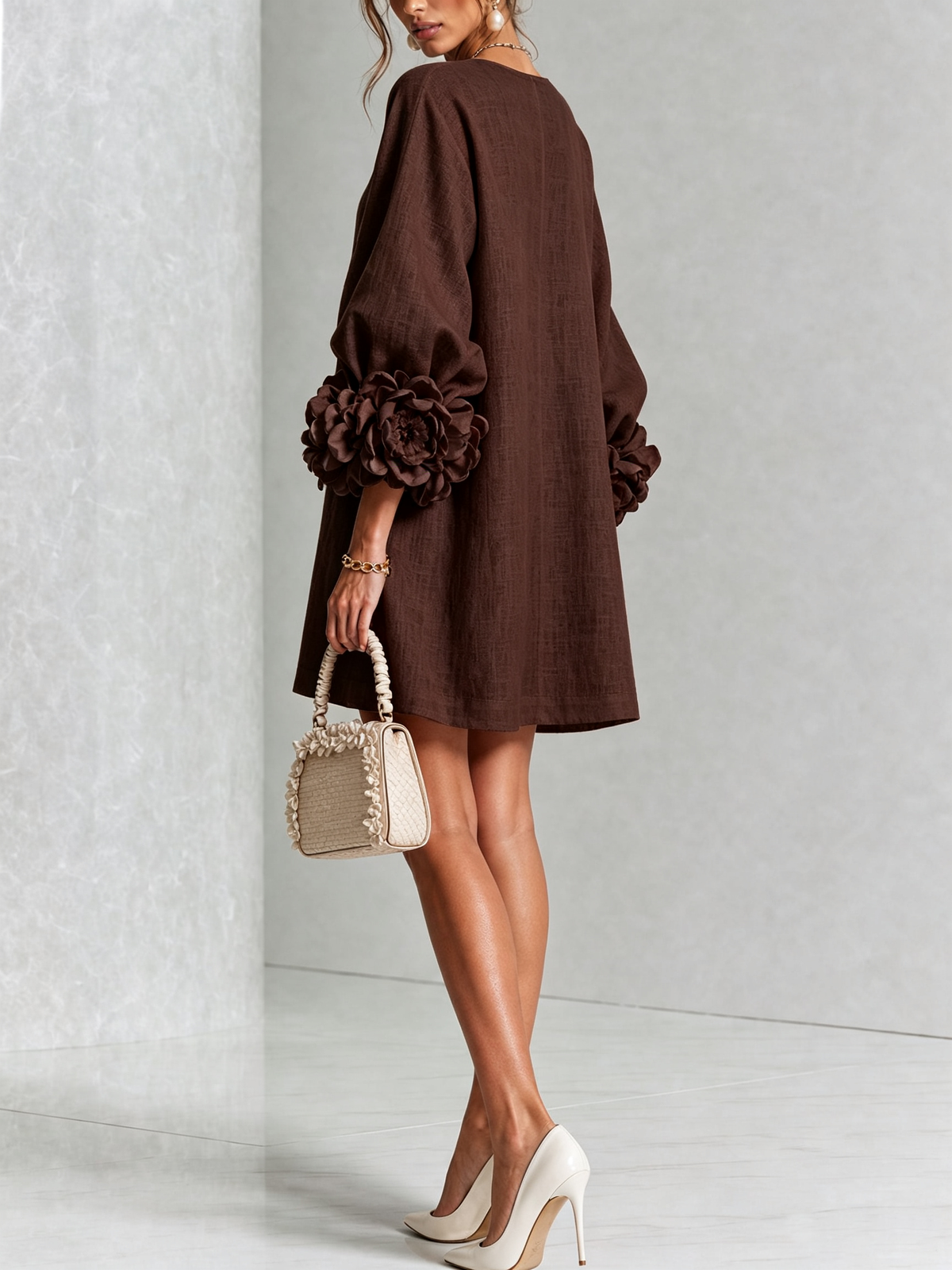 Rosalie | Button-Through Mini Dress