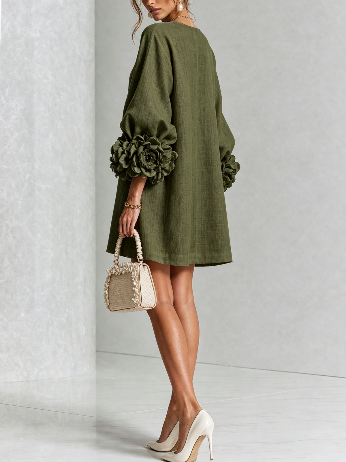 Rosalie | Button-Through Mini Dress