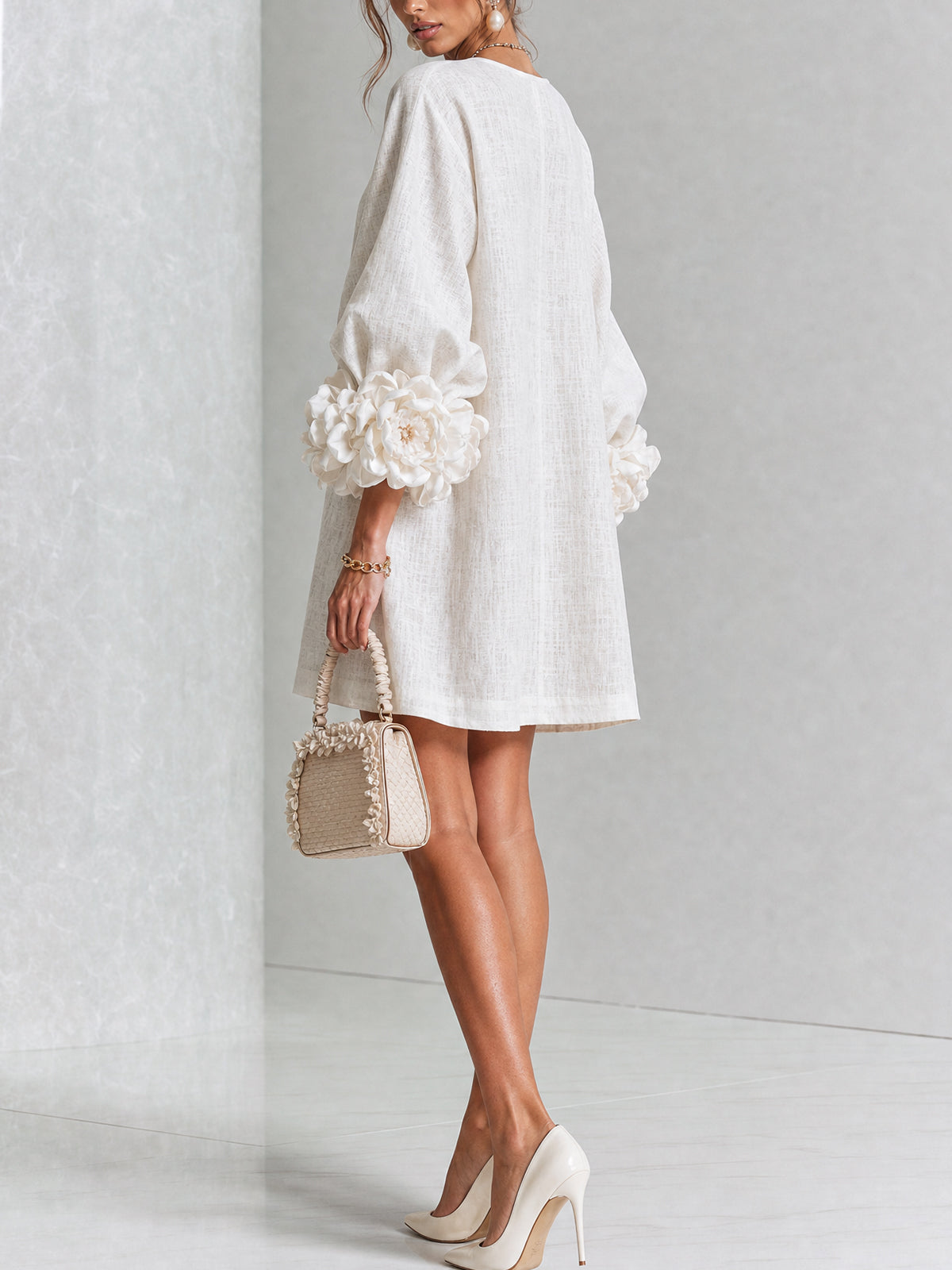 Rosalie | Button-Through Mini Dress