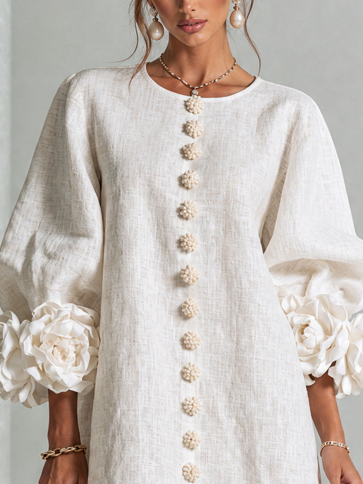 Rosalie | Button-Through Mini Dress
