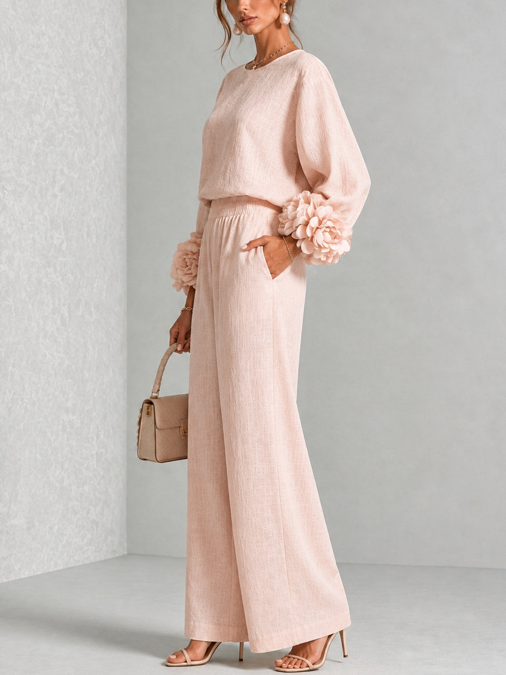 Rosie | Floral Cuff Two-Piece Set