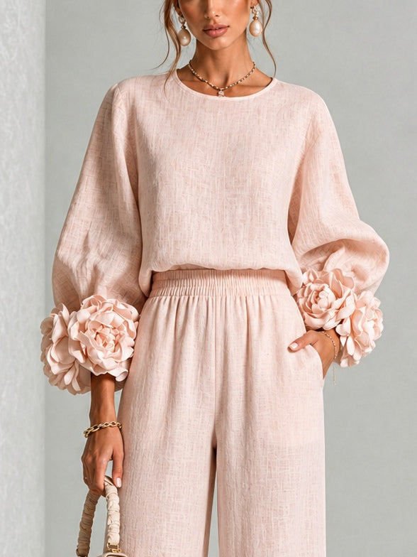 Rosie | Floral Cuff Two-Piece Set