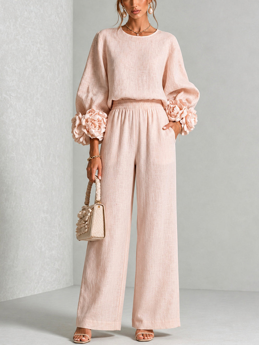 Rosie | Floral Cuff Two-Piece Set