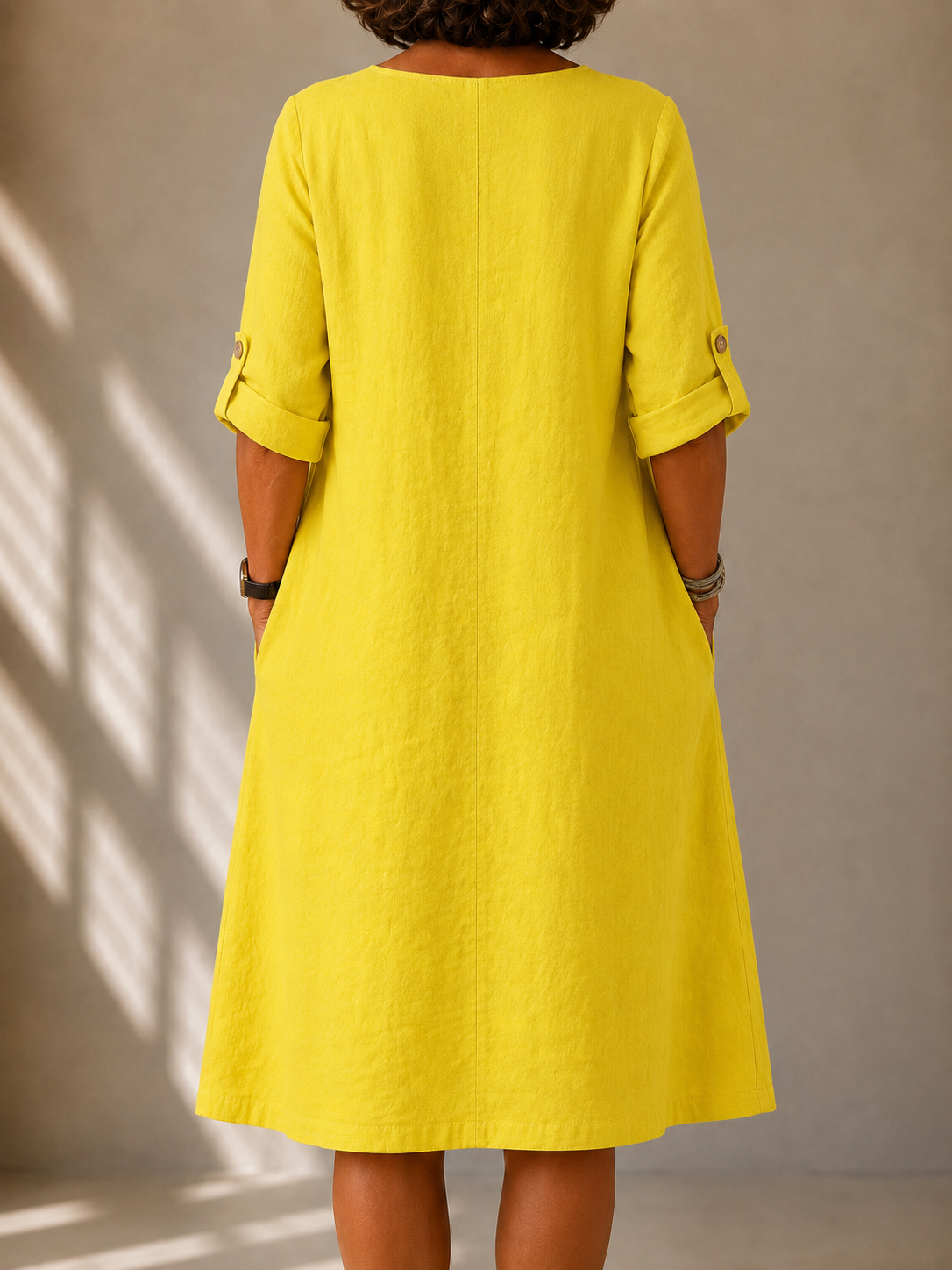 Freya Flowing V-Neck Dress