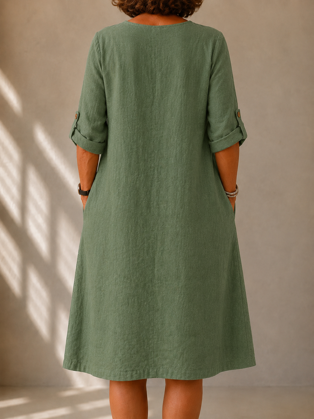 Ivy A-Line Dress with Side Pockets