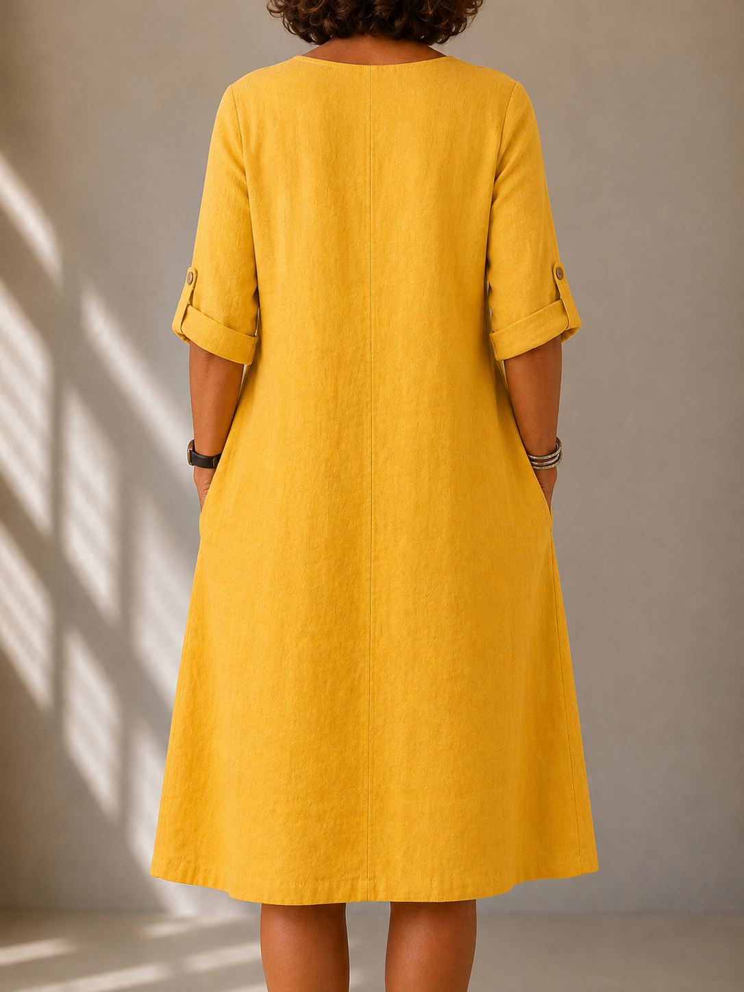 Alice Flowing Long-Sleeve Dress