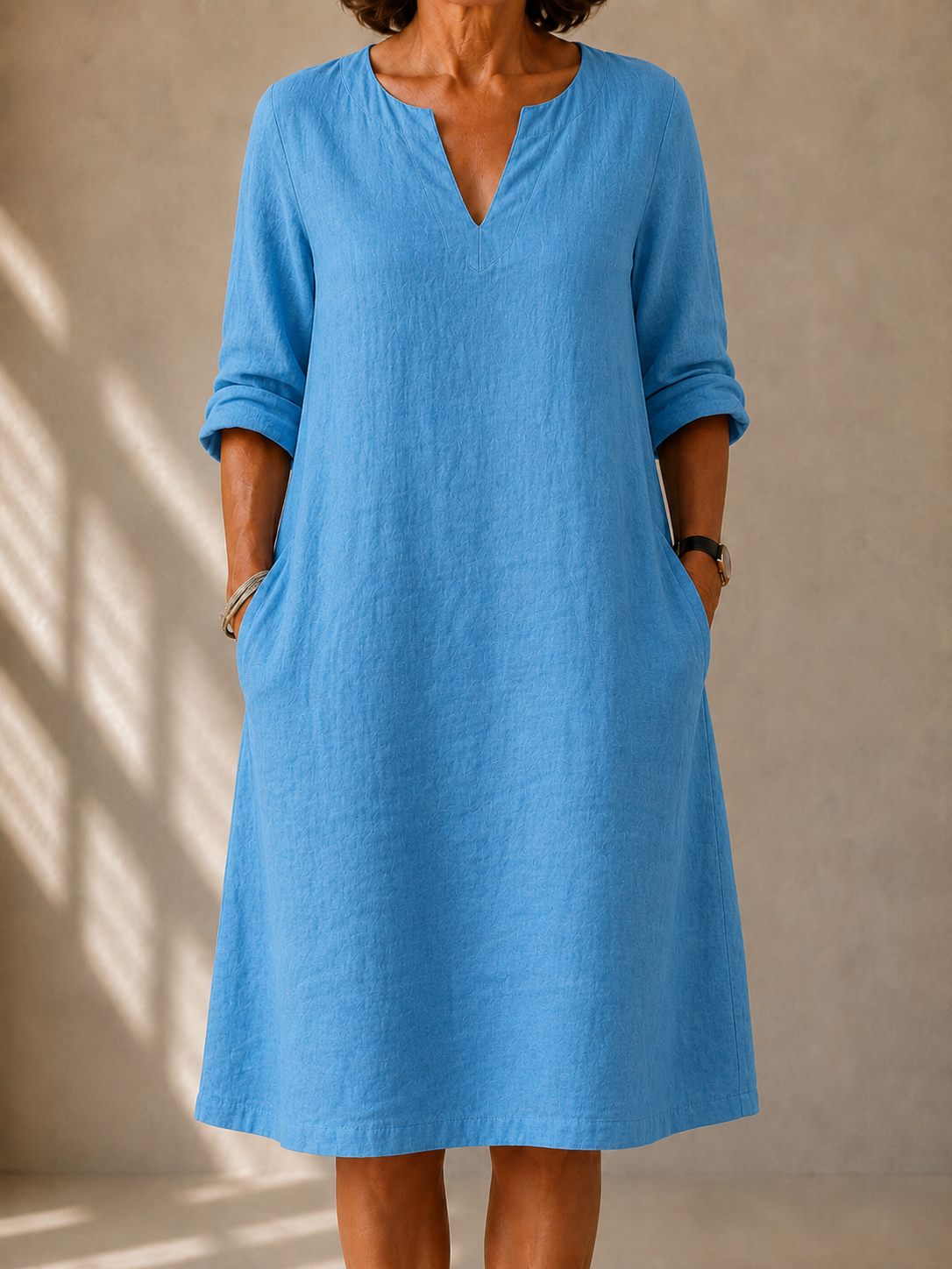 Isla Casual V-Neck Dress