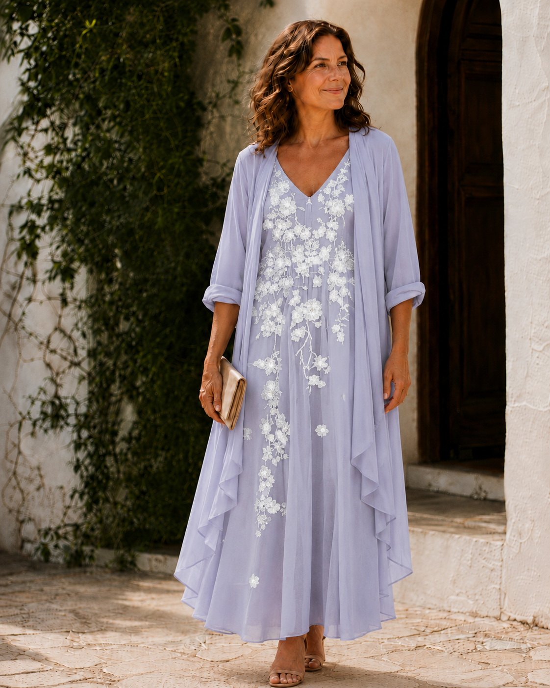 Juliet | Lace Duster Maxi Dress for Women