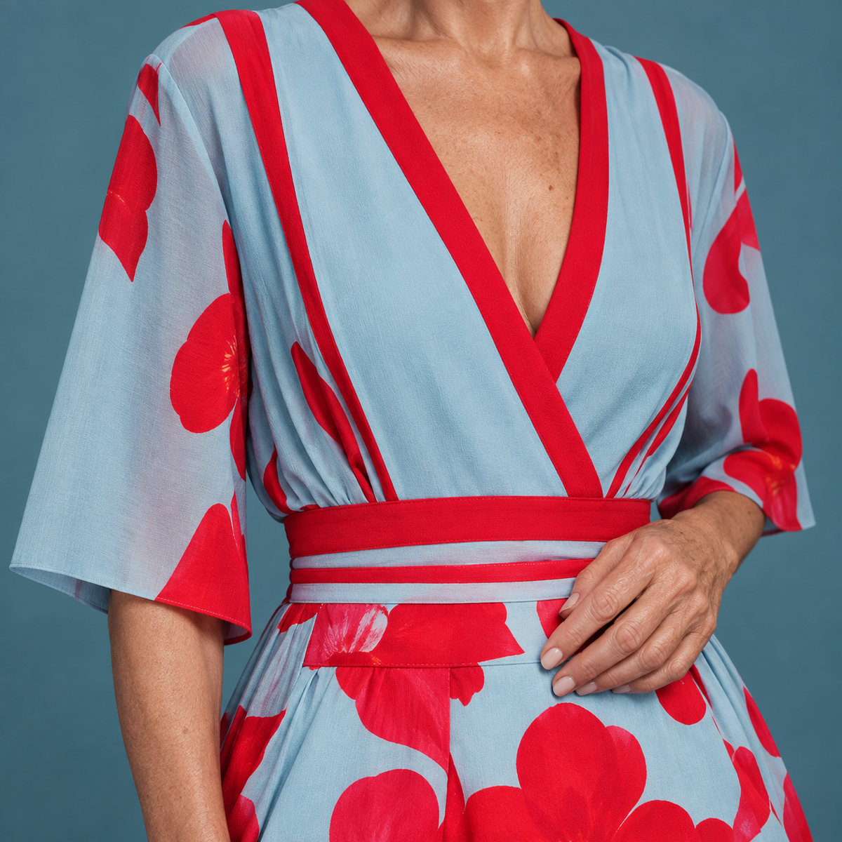 Vivienne | Floral Wrap Maxi Dress