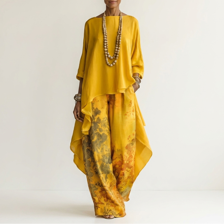 Isla Asymmetric Tunic Set