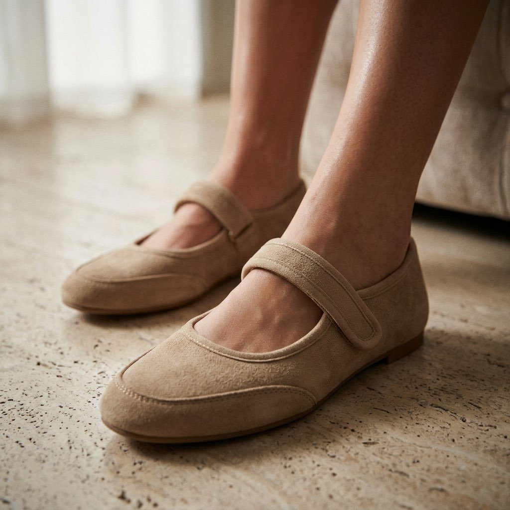 Comfort Mary Jane Flats