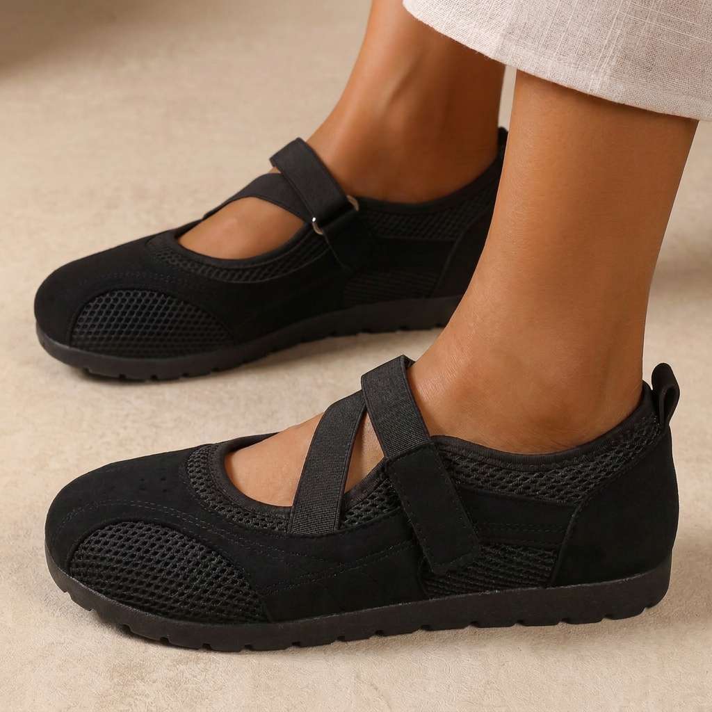 Cloud-Step Mesh Sneakers