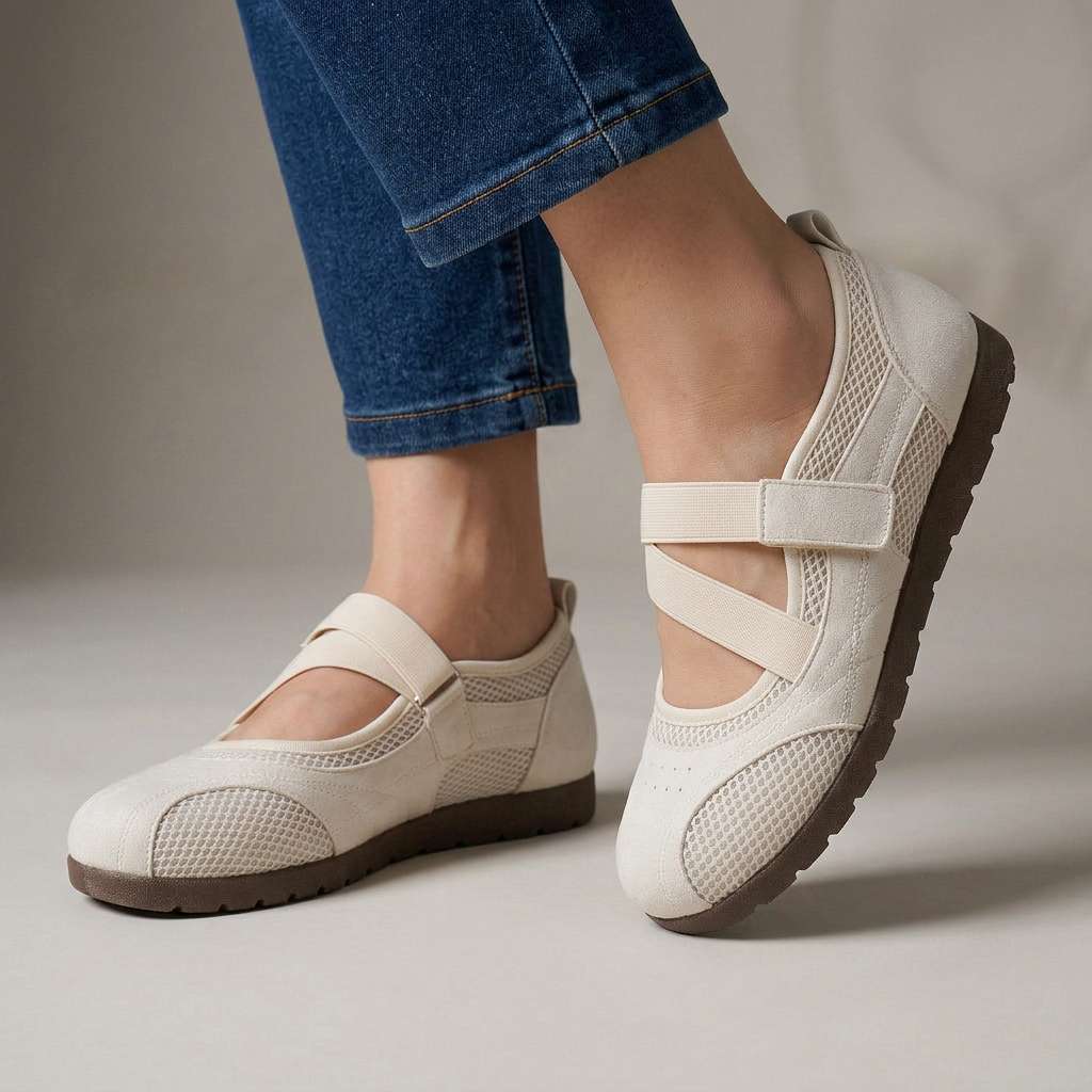 Cloud-Step Mesh Sneakers
