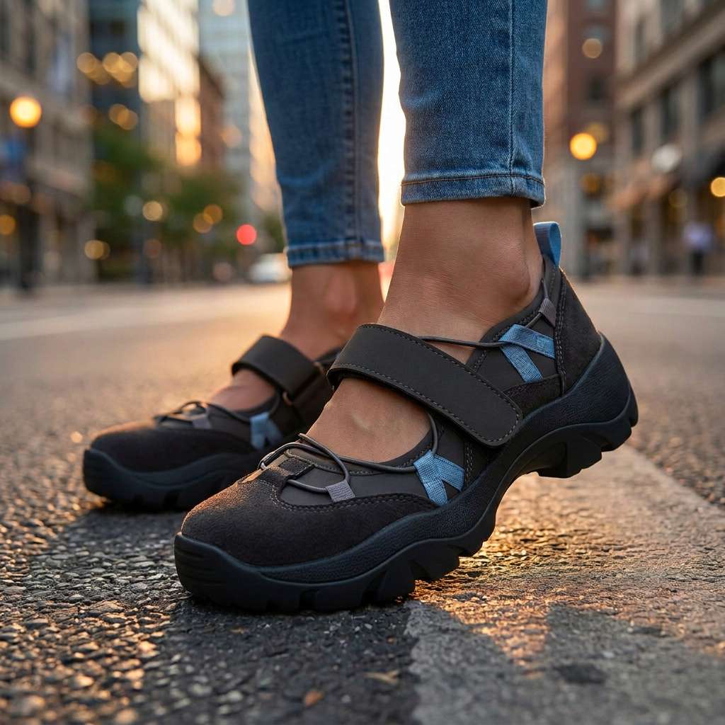Adjustable Strap Comfort Loafers